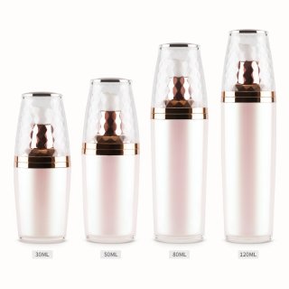 30ml50ml80ml120mlピンク色アクリルポンプ付きスプレーボトル 乳液ボトル